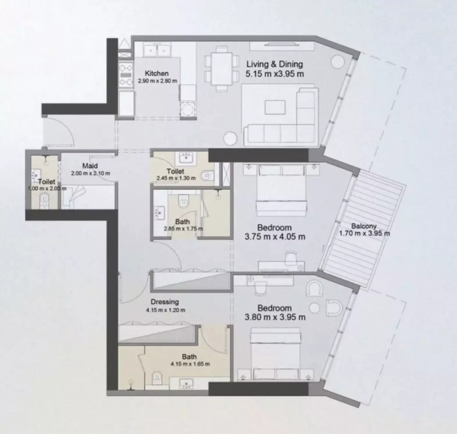 Unit floor plan image
