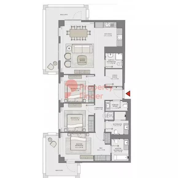 Orchid At Creek Beach Building 2 Unit 08, 3 beds