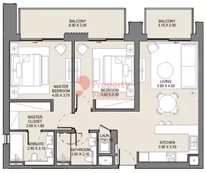 Jomana B4-Type B Level 2, 2 beds