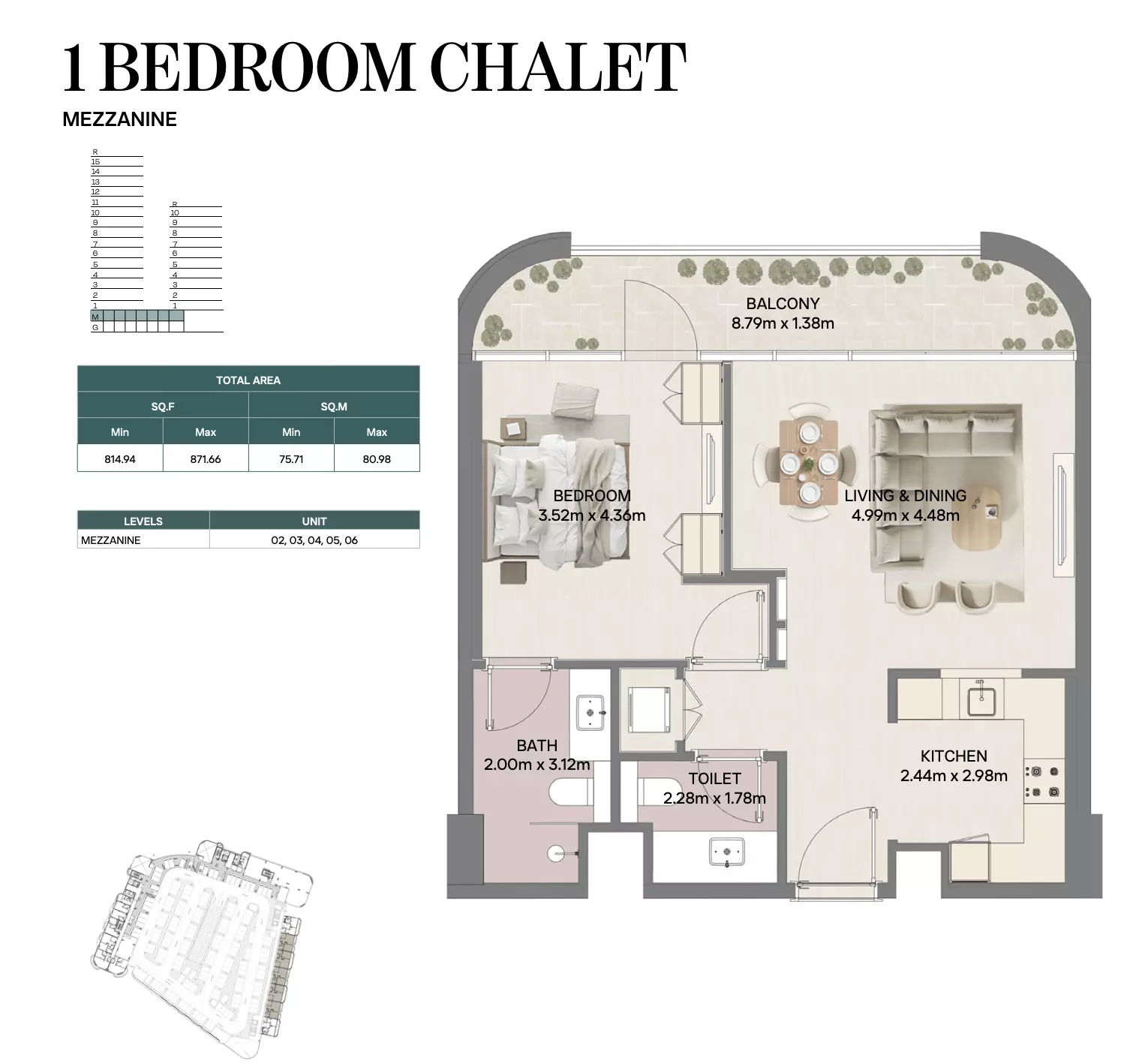 Unit floor plan image