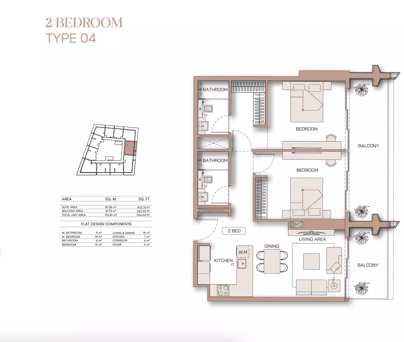 Unit floor plan image