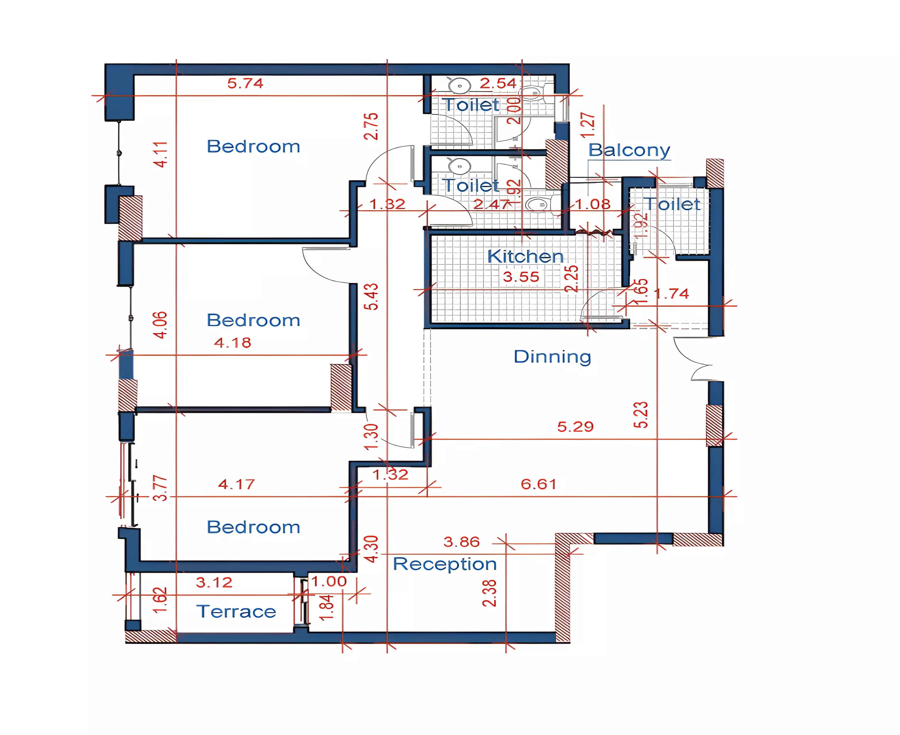 Unit floor plan image
