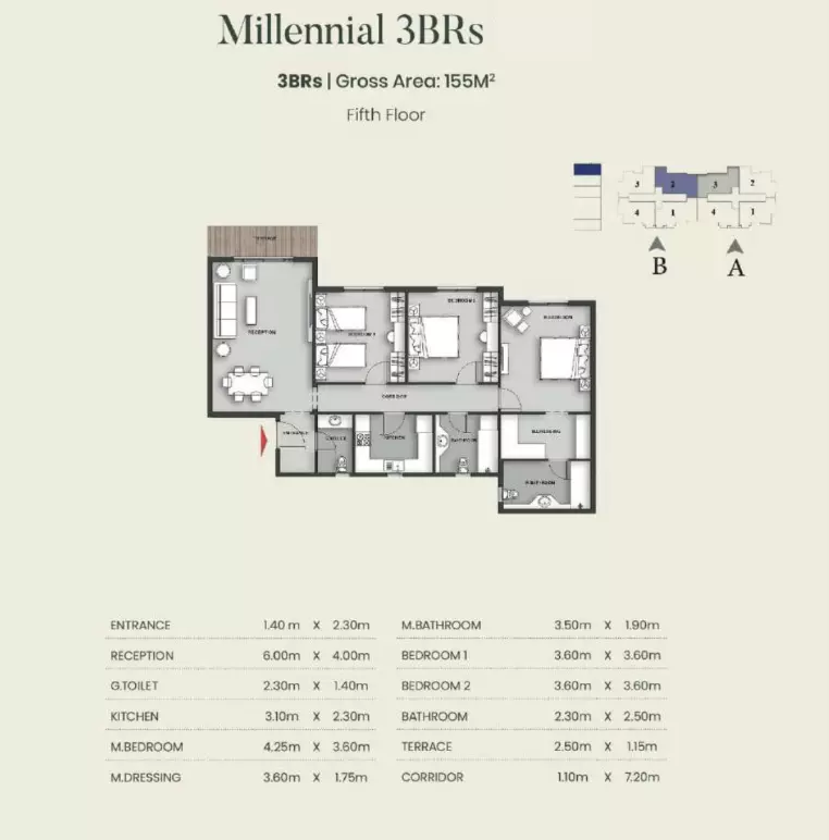 Unit floor plan image