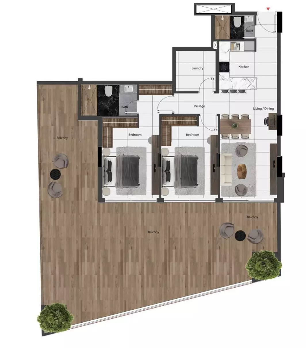 Unit floor plan image