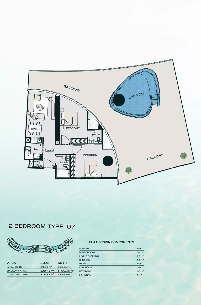 Unit floor plan image