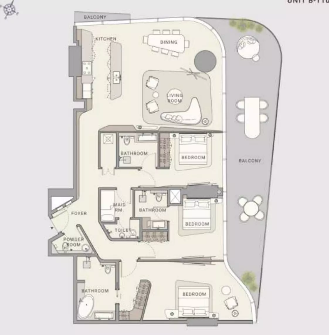 Unit floor plan image