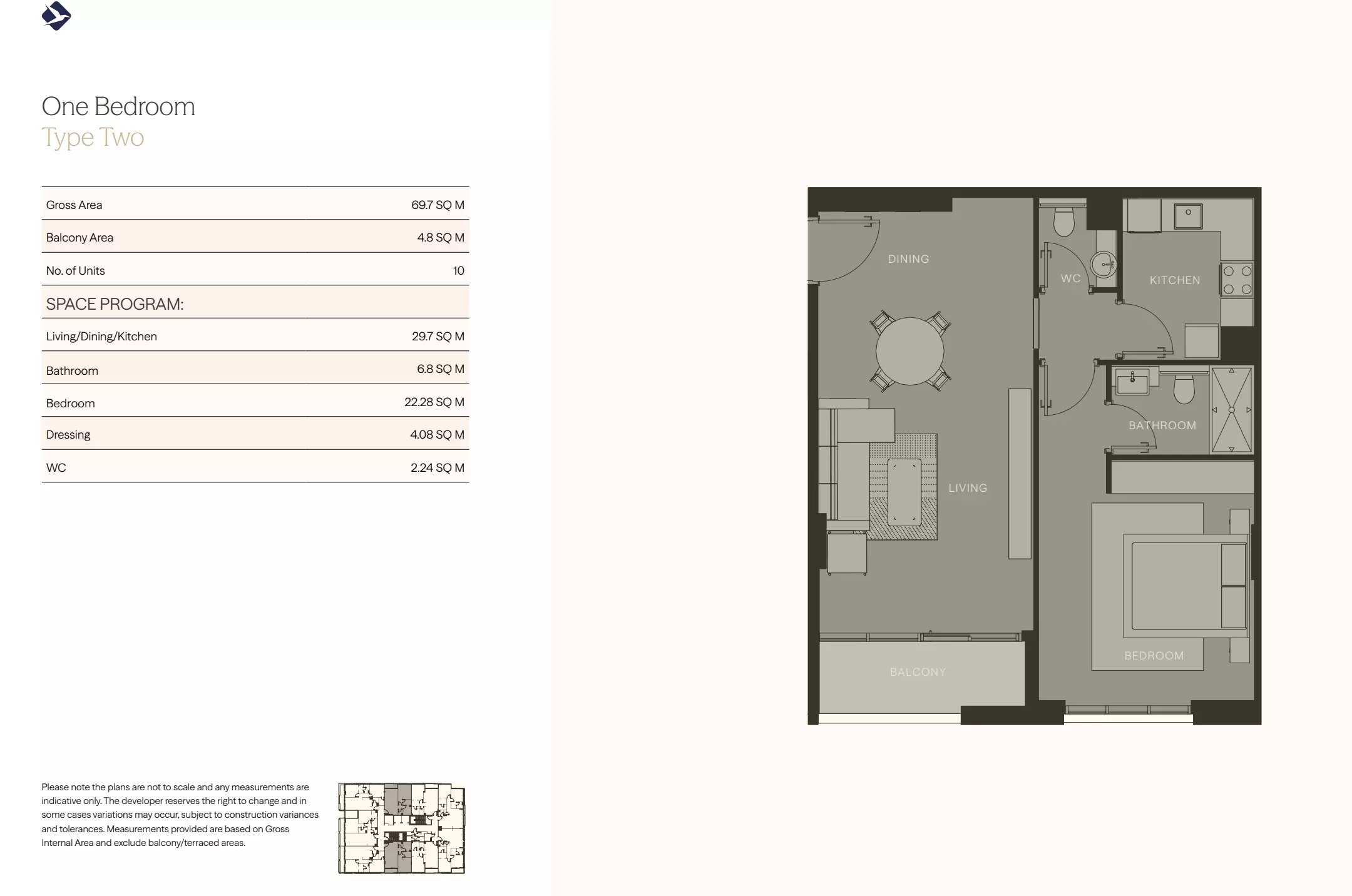 Unit floor plan image