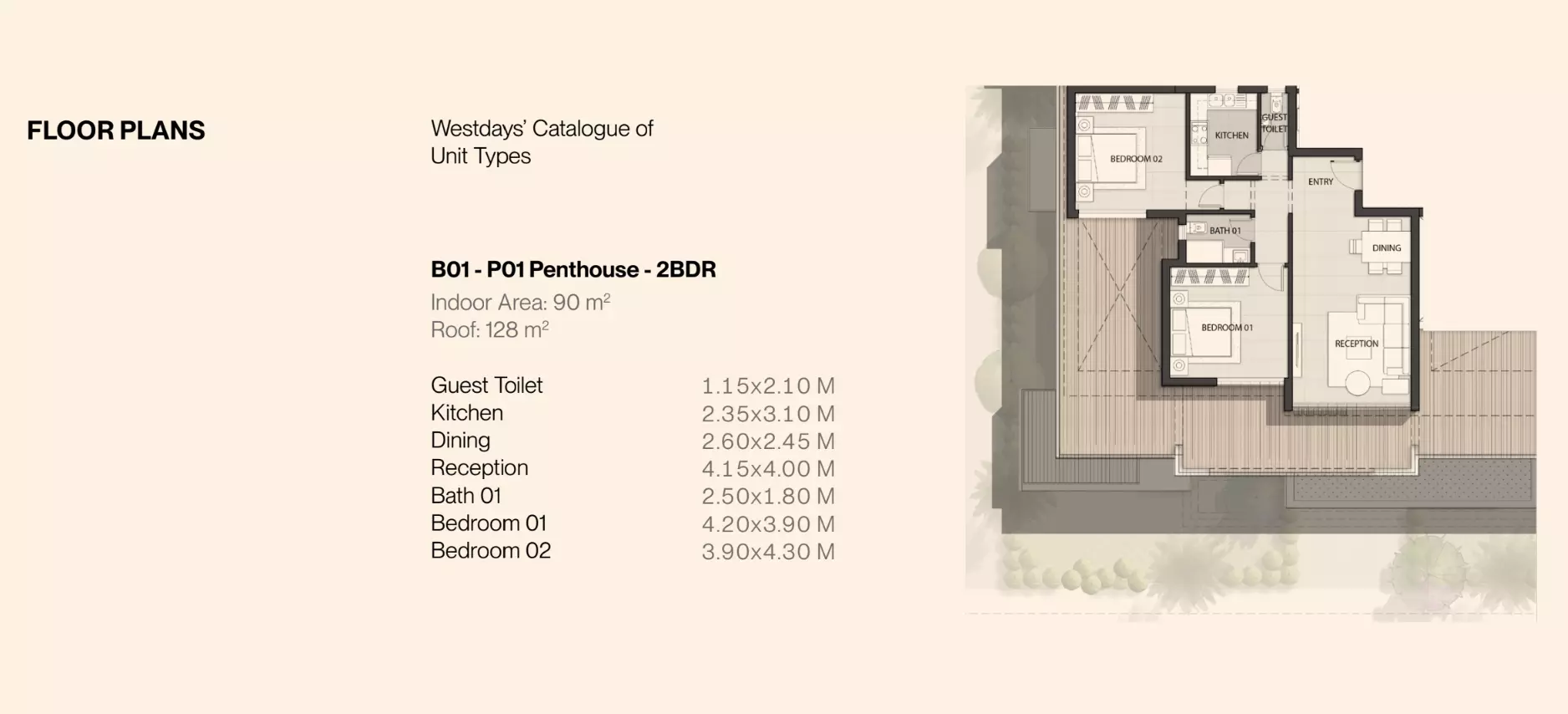 Unit floor plan image