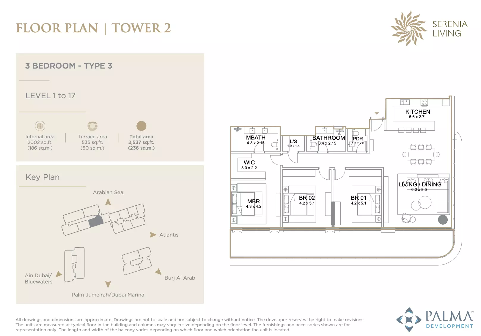 Serenia Living - Type 3 Floor Plan