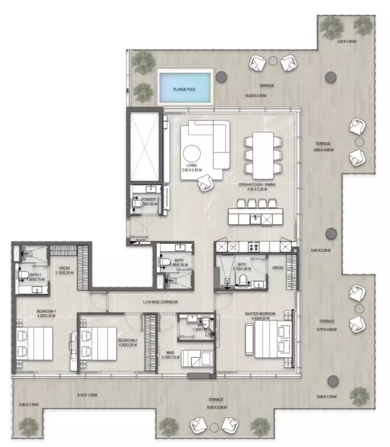 Unit floor plan image