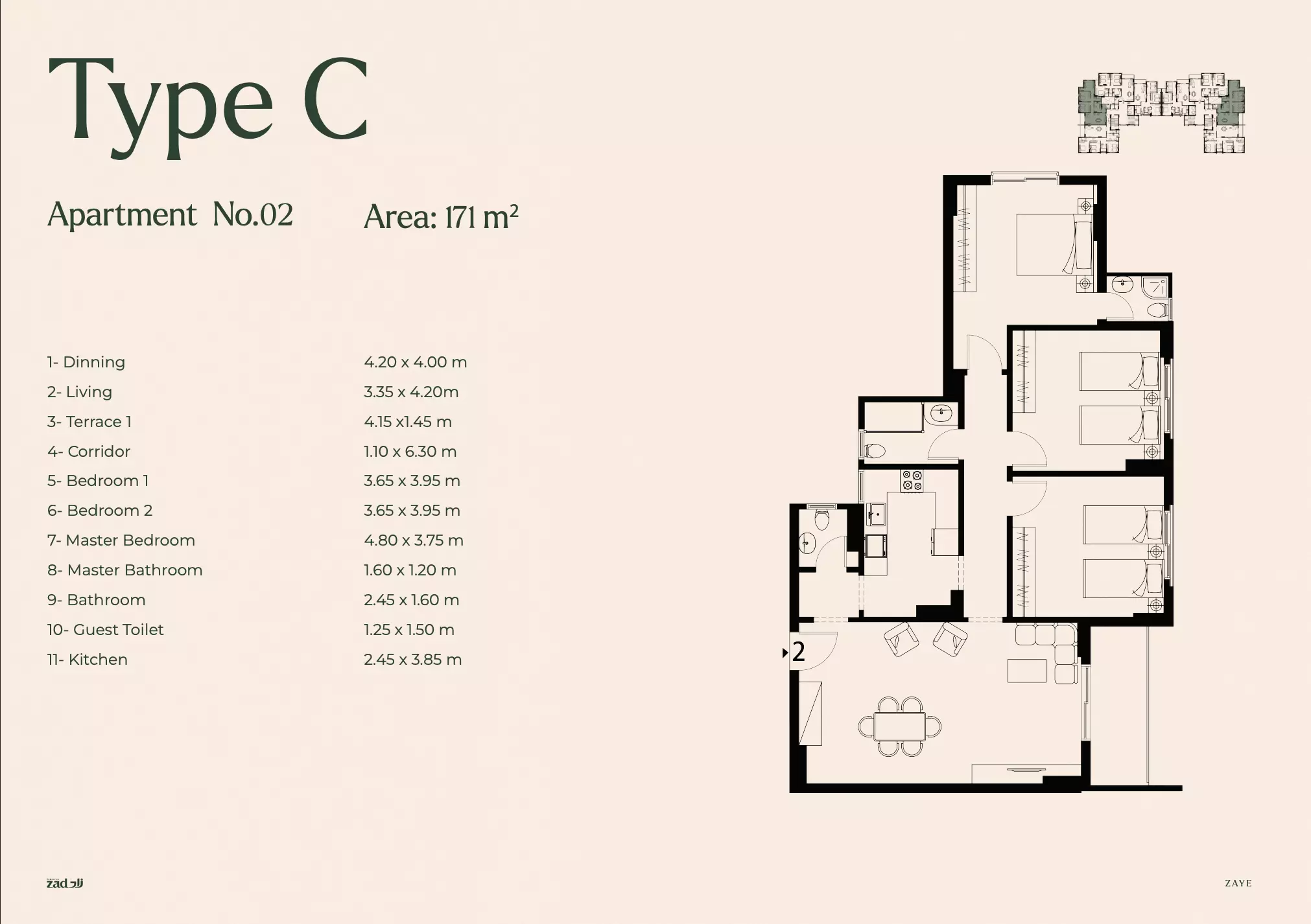Unit floor plan image