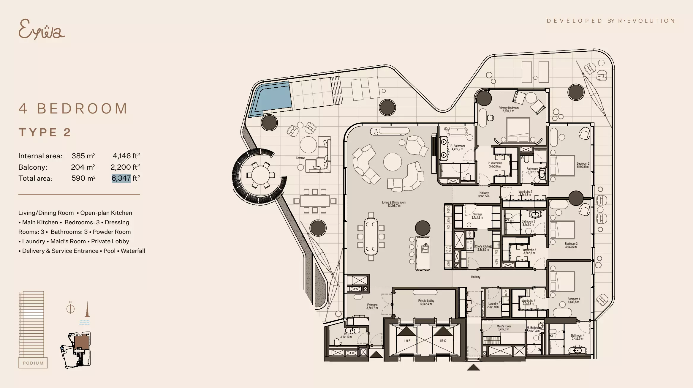 صورة مخطط ارضية الوحدة