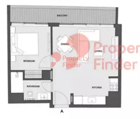 15 Northside Tower B Unit 711, Seventh Floor, 1 bed