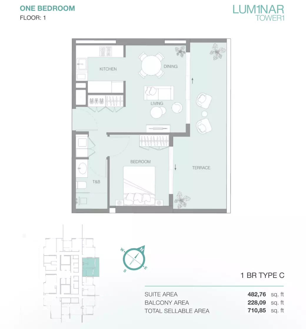 Unit floor plan image