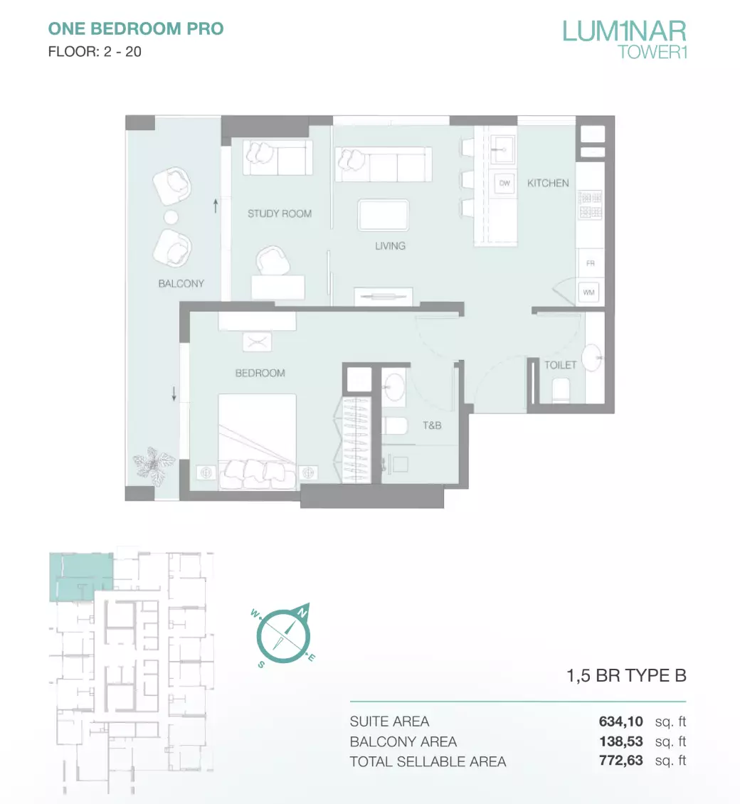 Unit floor plan image
