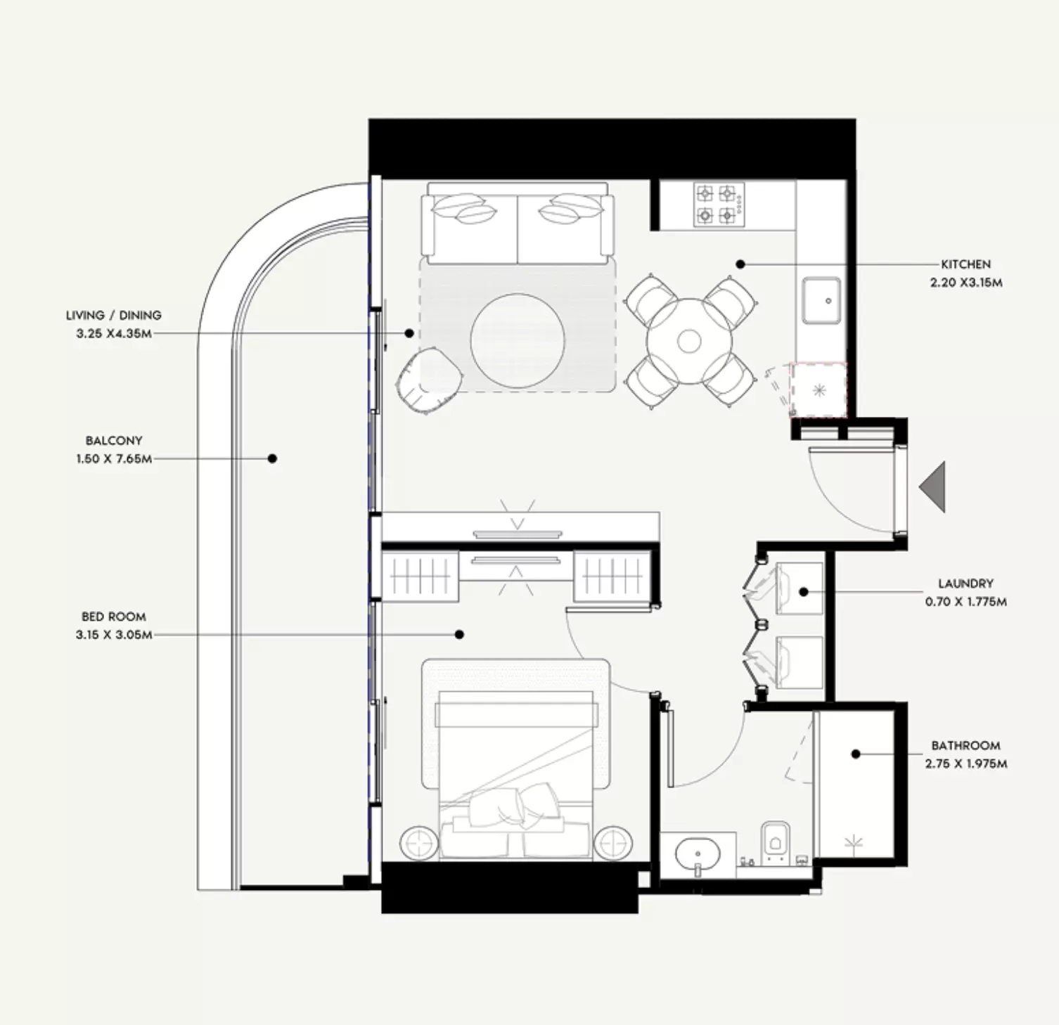 Unit floor plan image