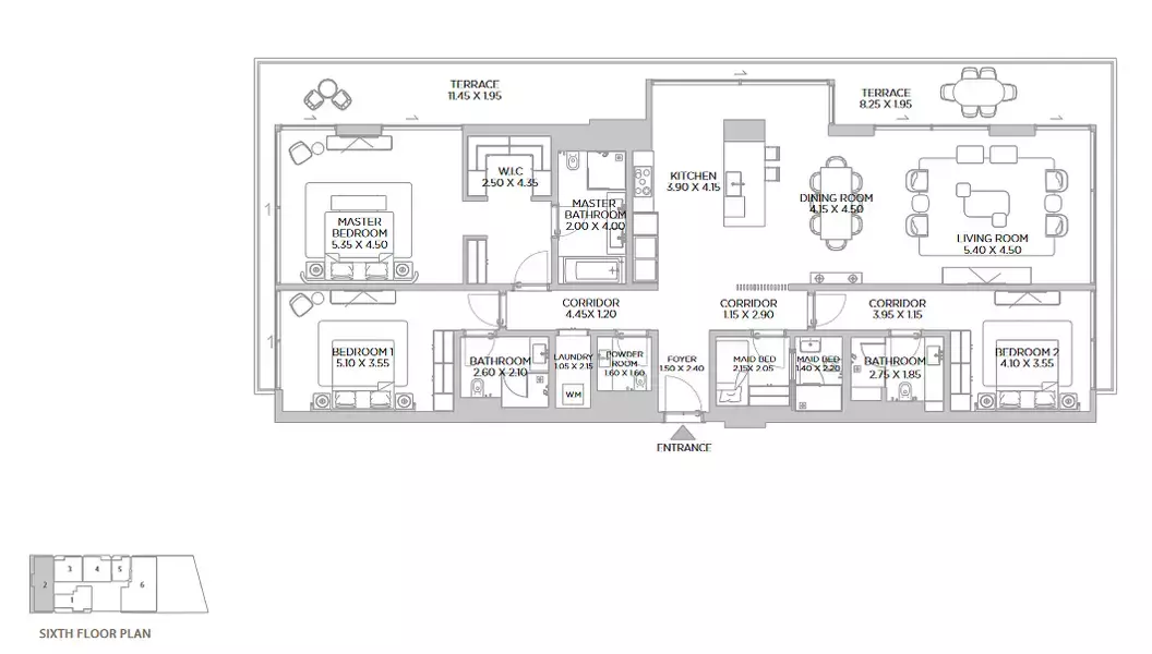 Unit floor plan image