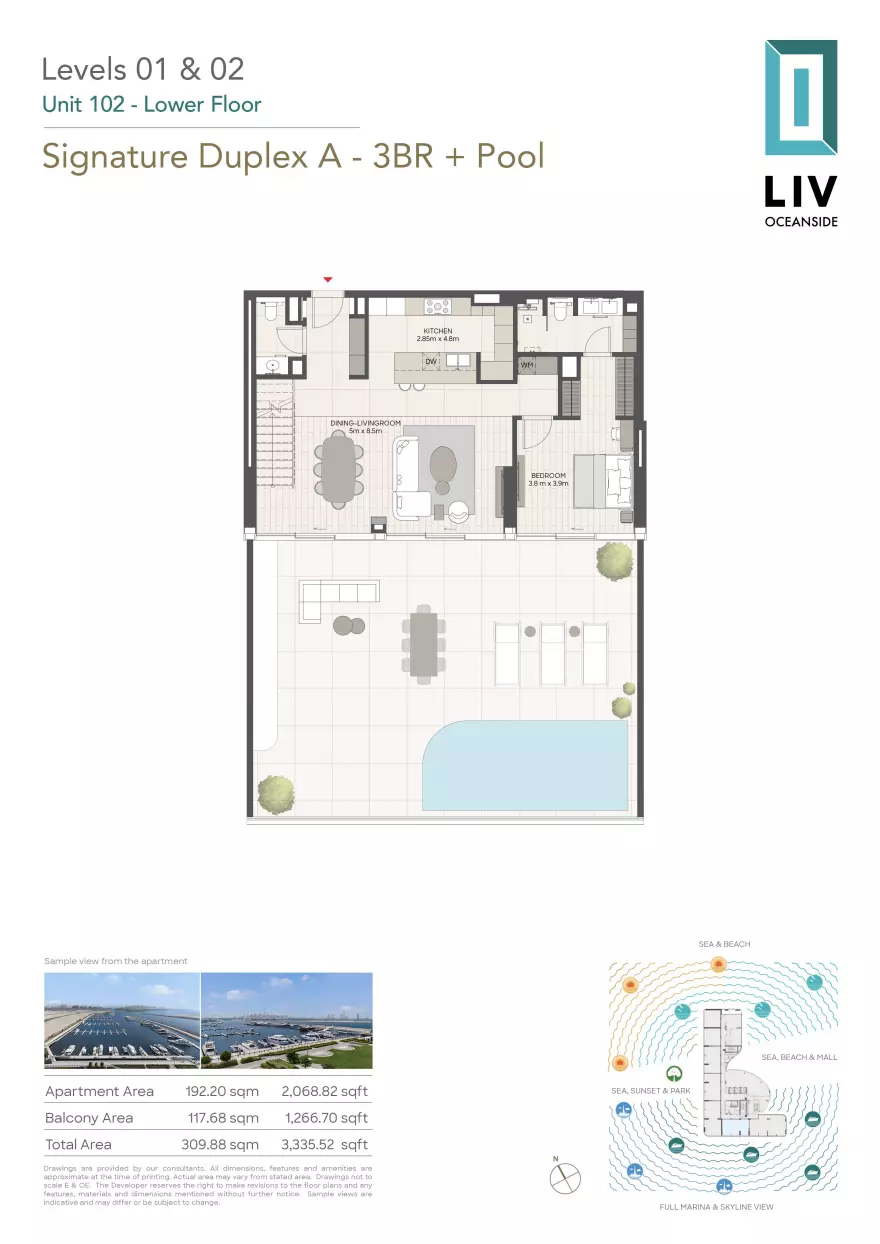 Unit floor plan image