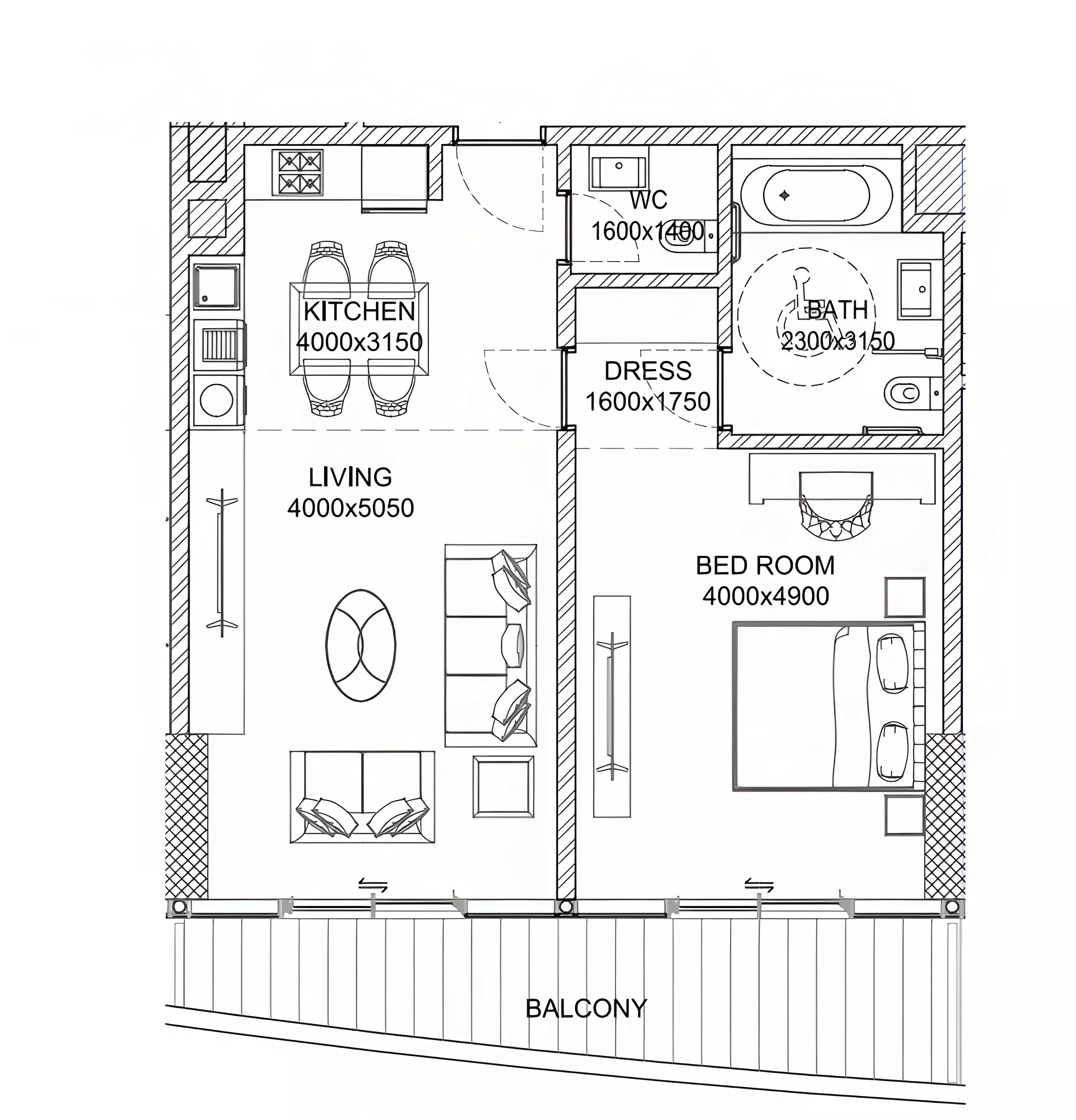 Unit floor plan image