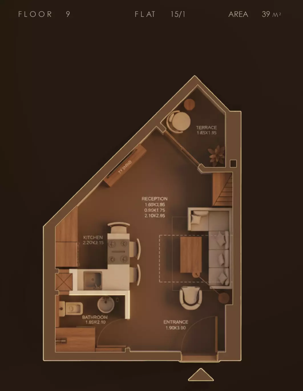 صورة مخطط ارضية الوحدة