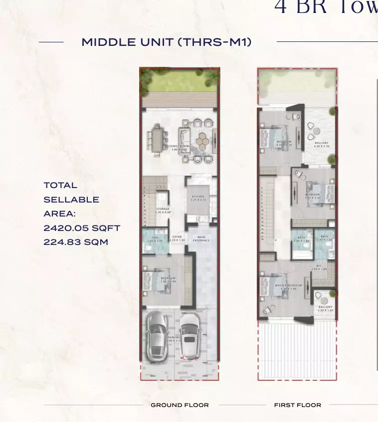 Unit floor plan image