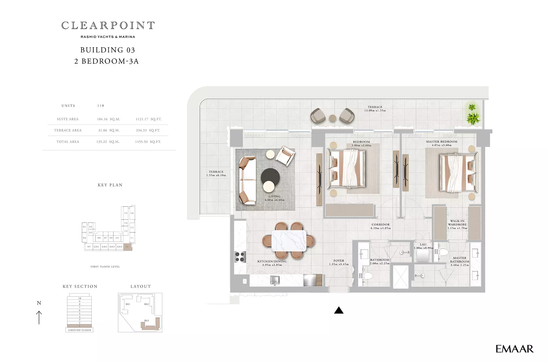 Clearpoint Building 3 _ Type 3A, 2 beds