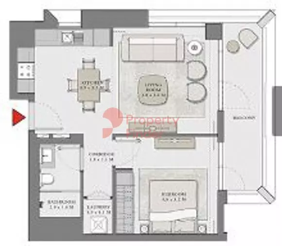 Creek Beach Lotus Unit 02, Level 02-11 Building 2, 1 bed