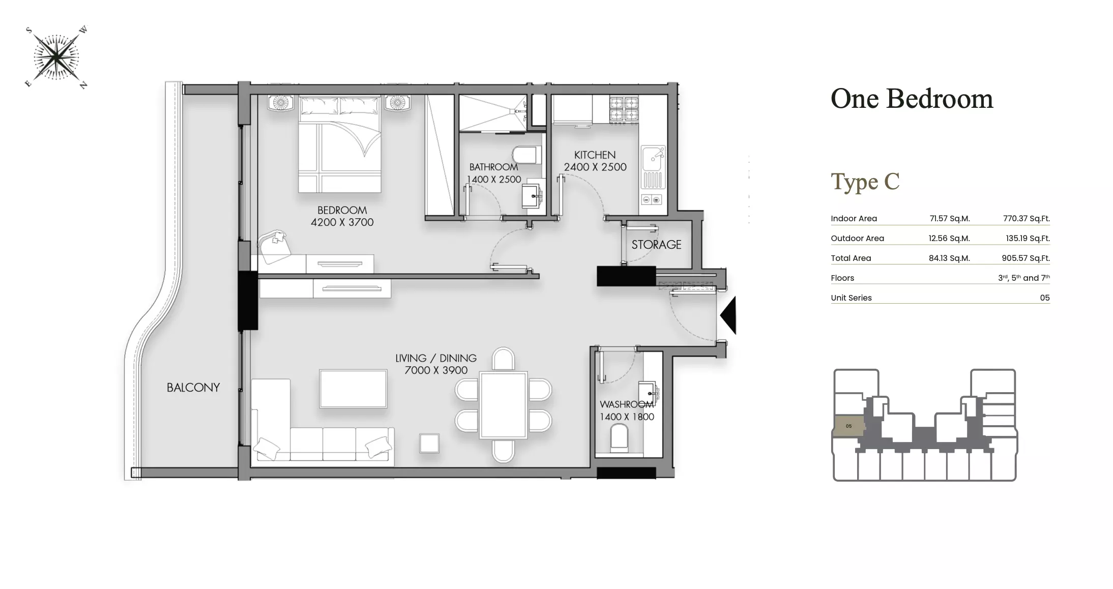 Unit floor plan image