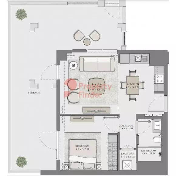Orchid At Creek Beach Building 2 Unit 102, 1 bed