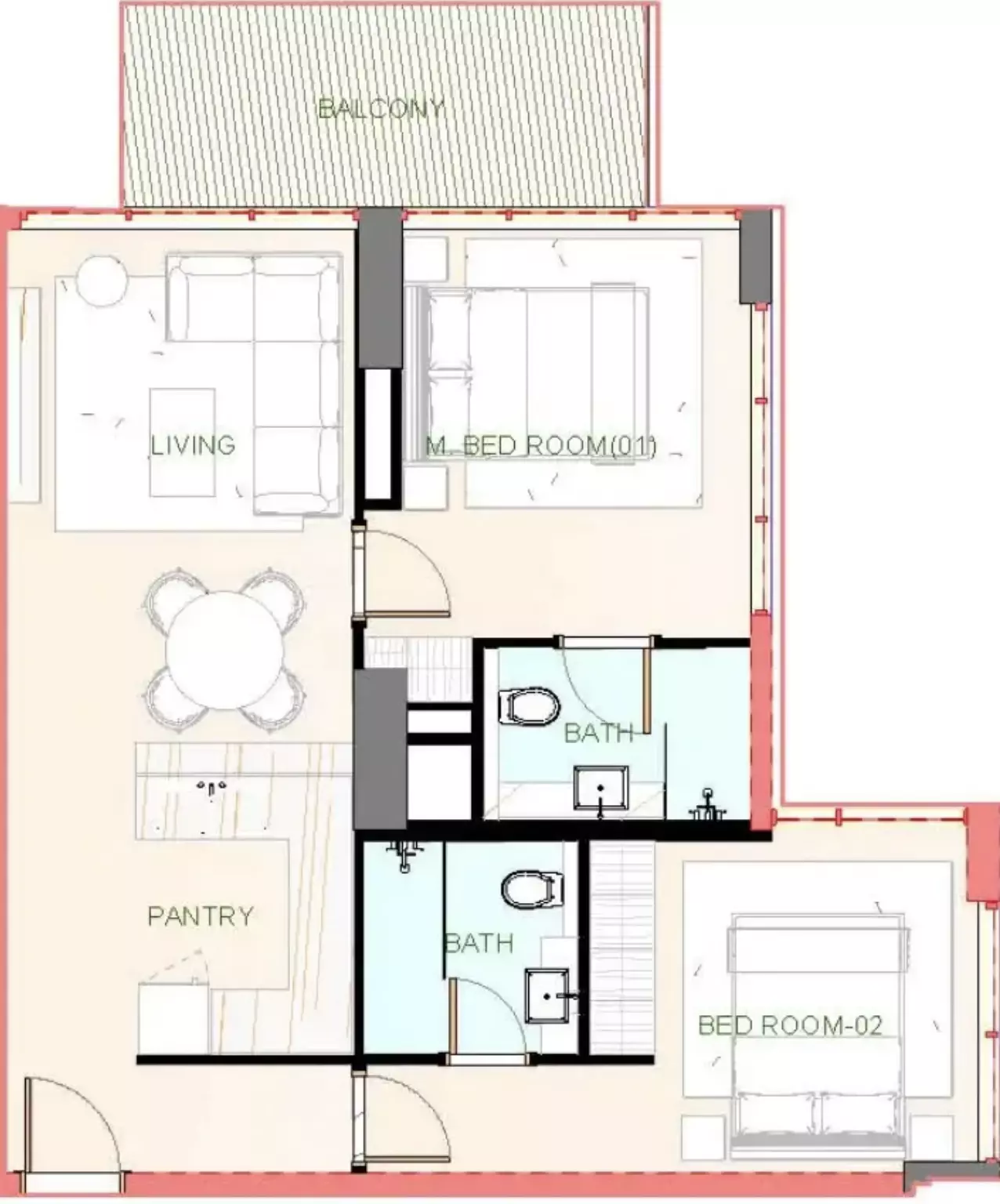 Unit floor plan image
