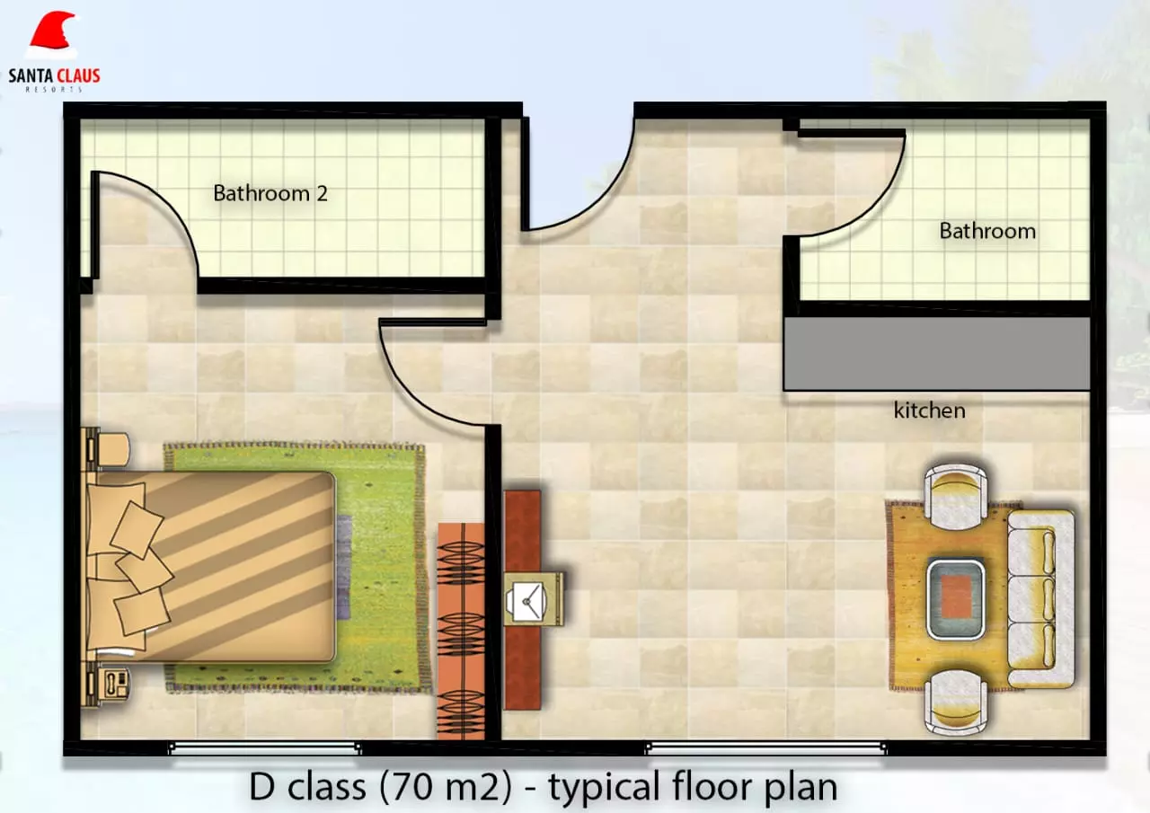 صورة مخطط ارضية الوحدة