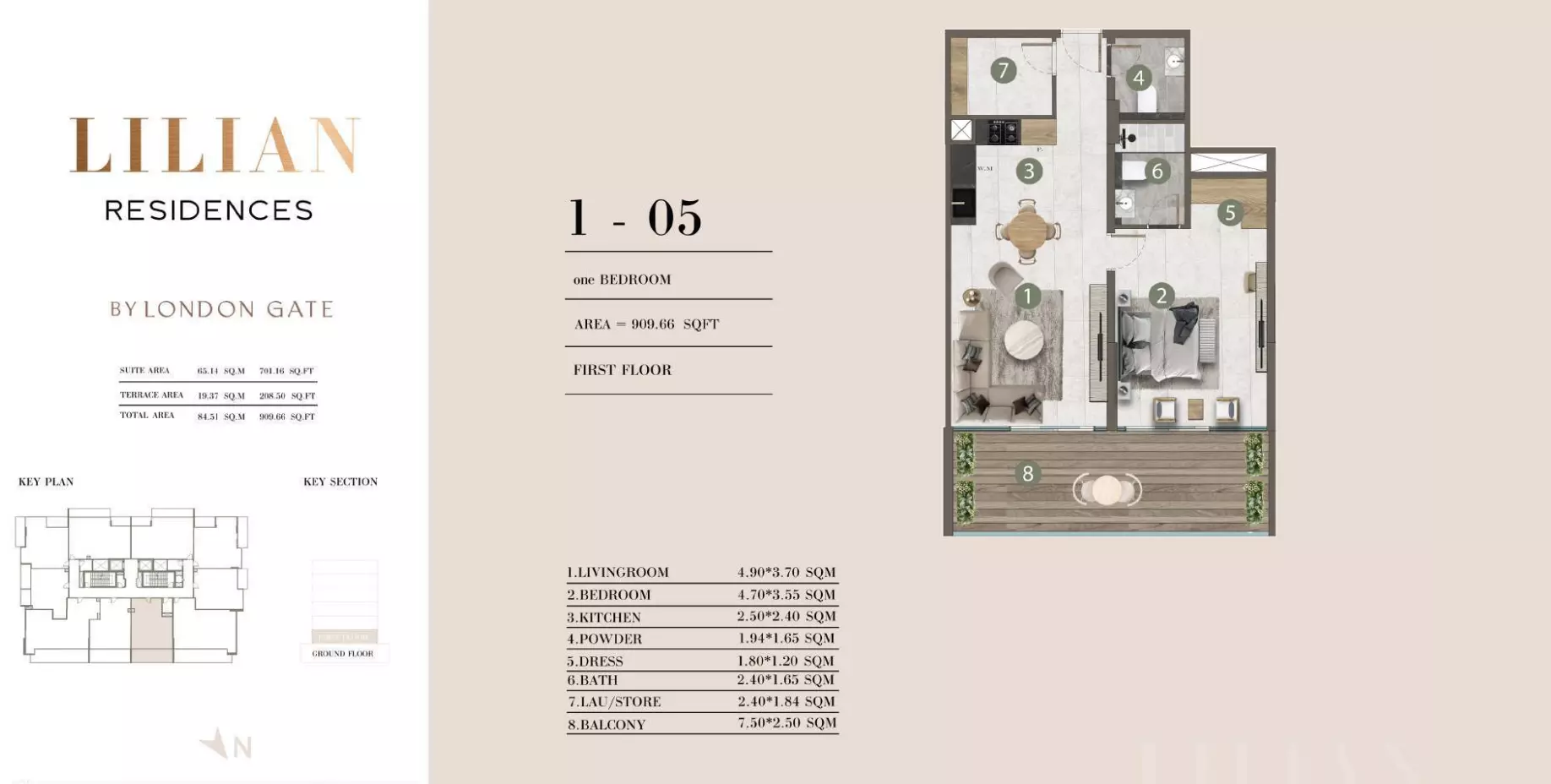 Unit floor plan image
