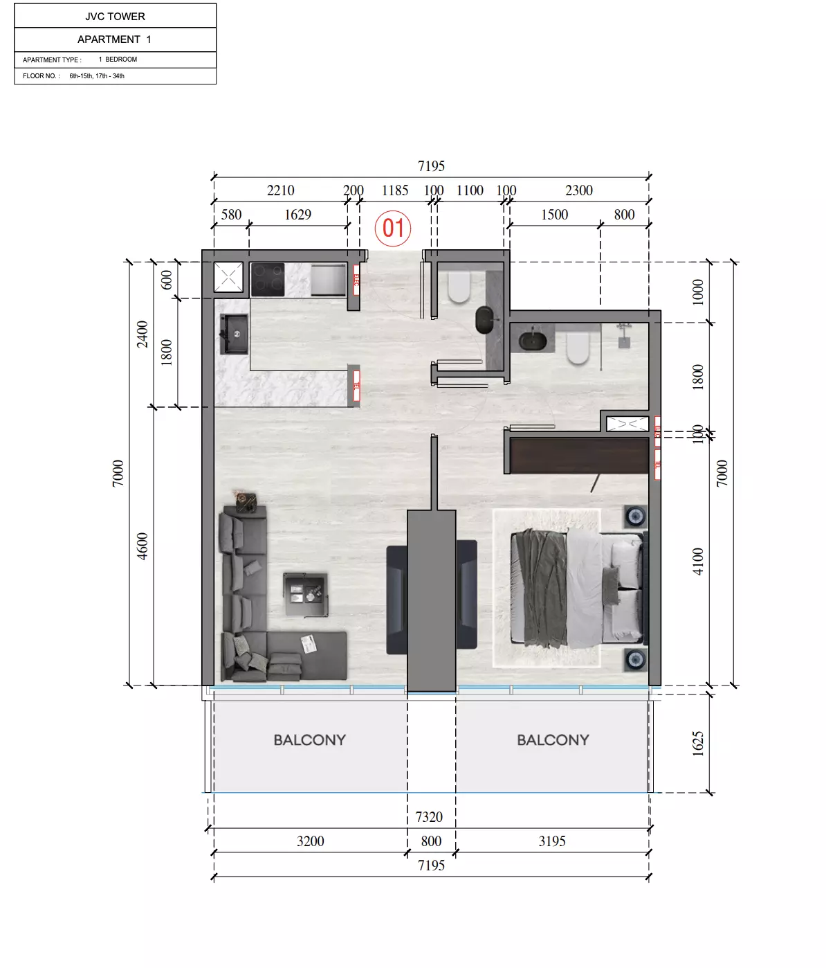Unit floor plan image