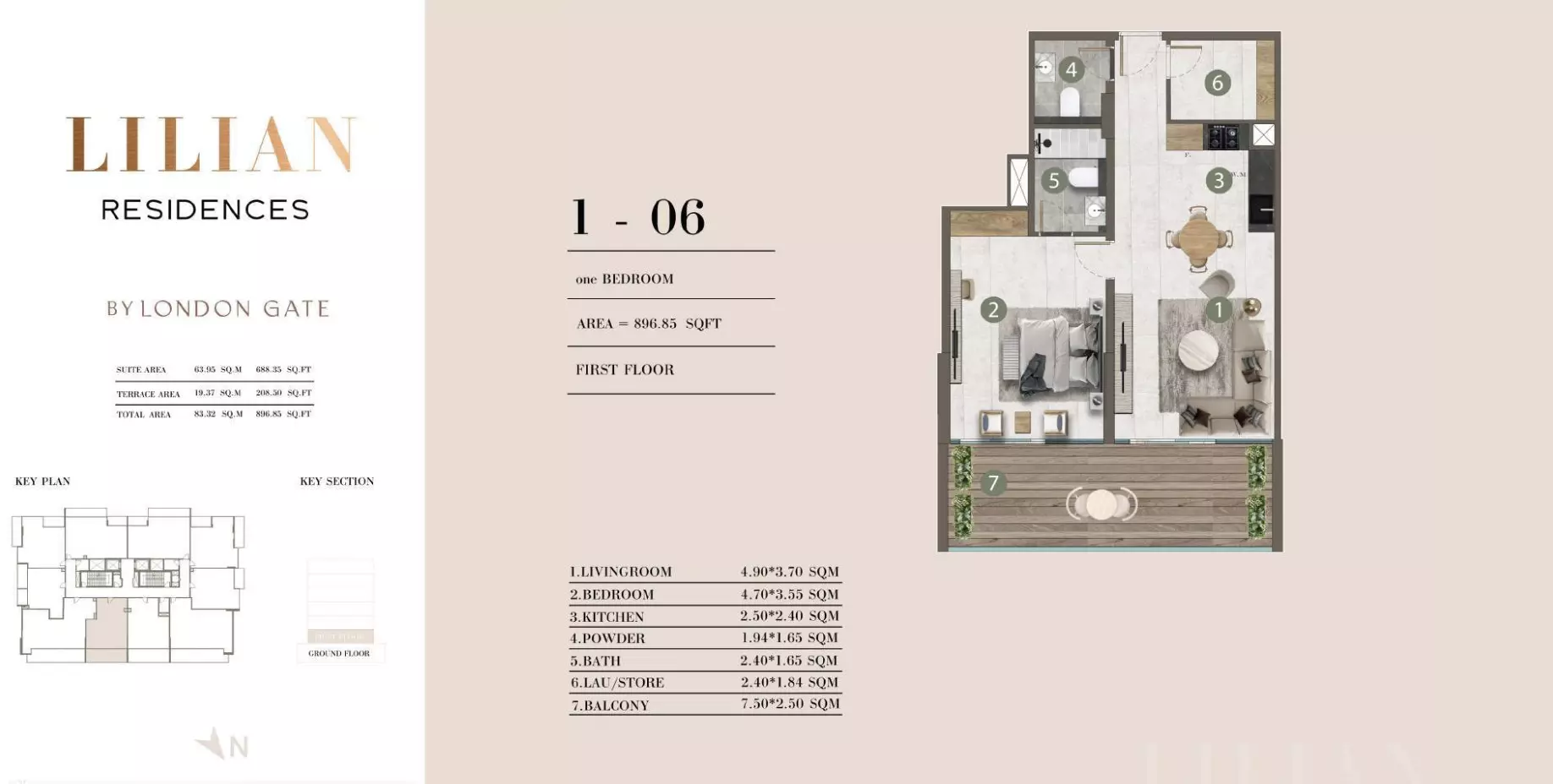 Unit floor plan image