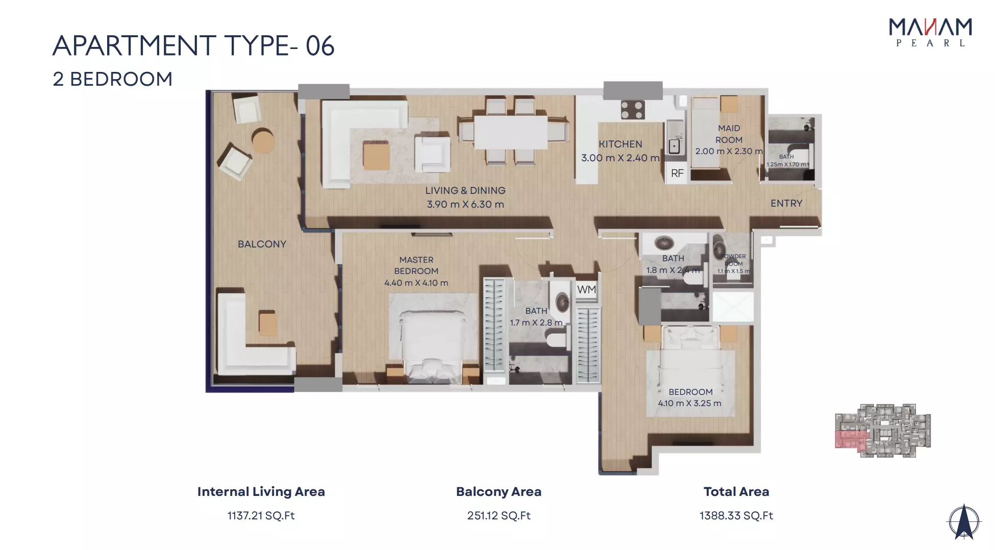 Unit floor plan image