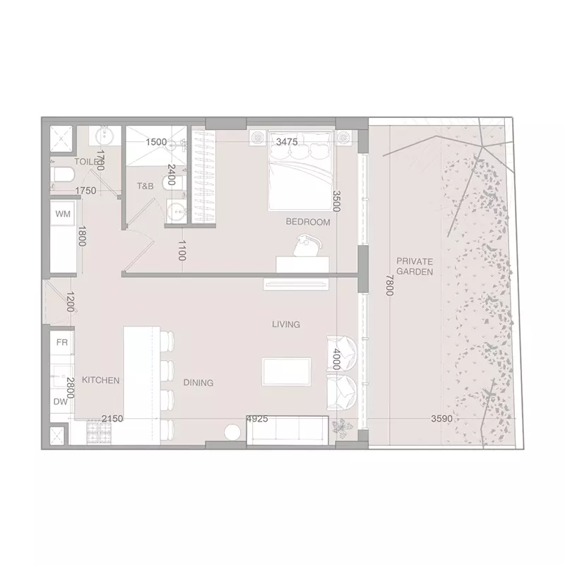 Unit floor plan image