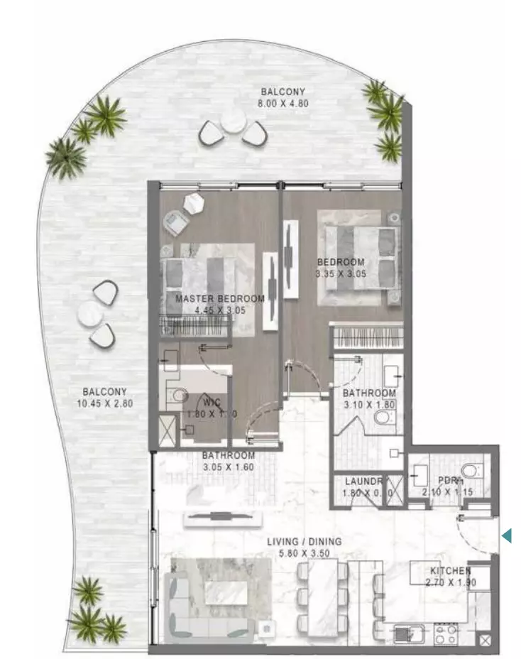 Unit floor plan image