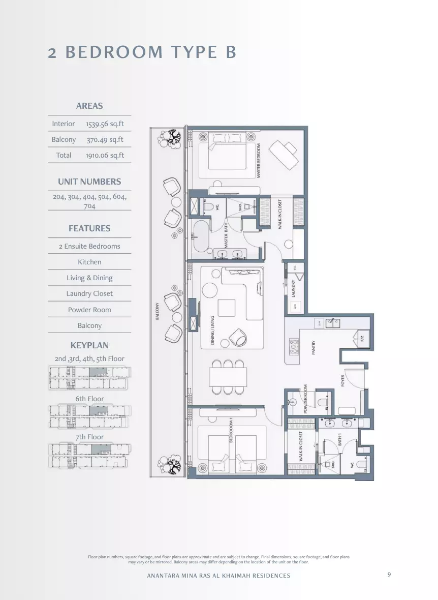 Unit floor plan image
