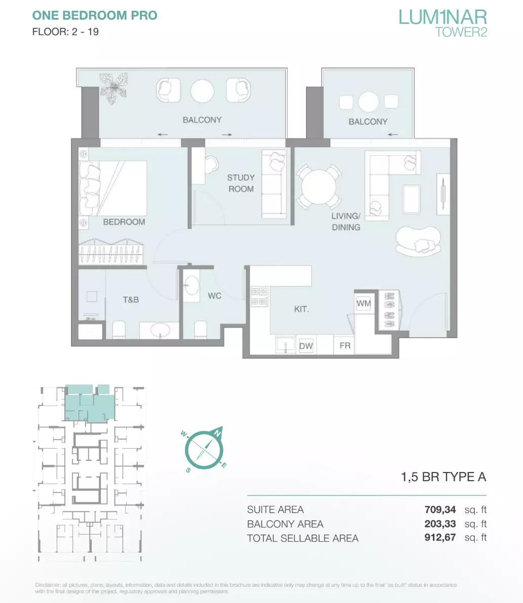 Unit floor plan image