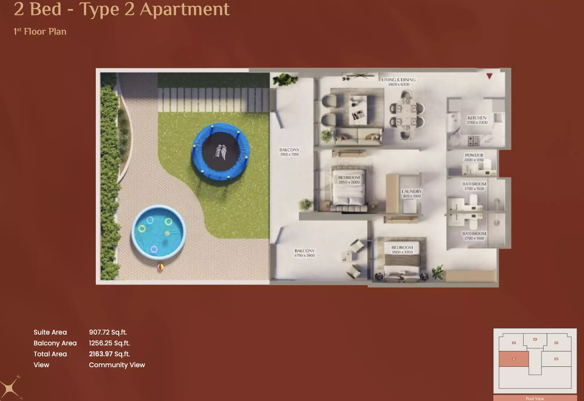 Unit floor plan image