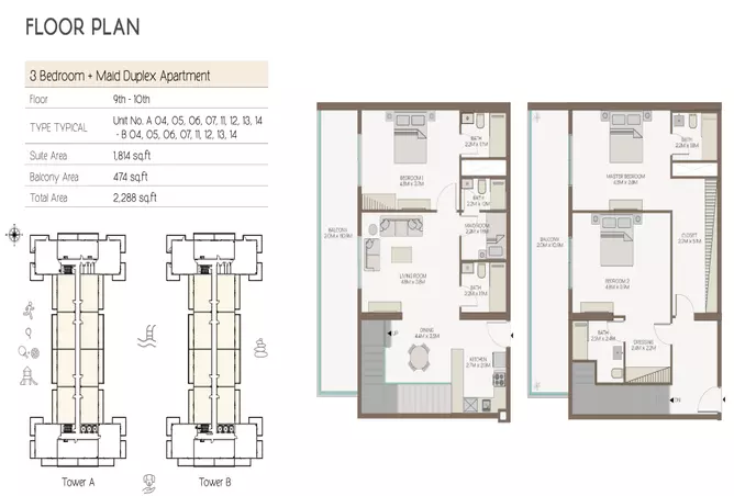 Equiti Home — 3BR floor plan