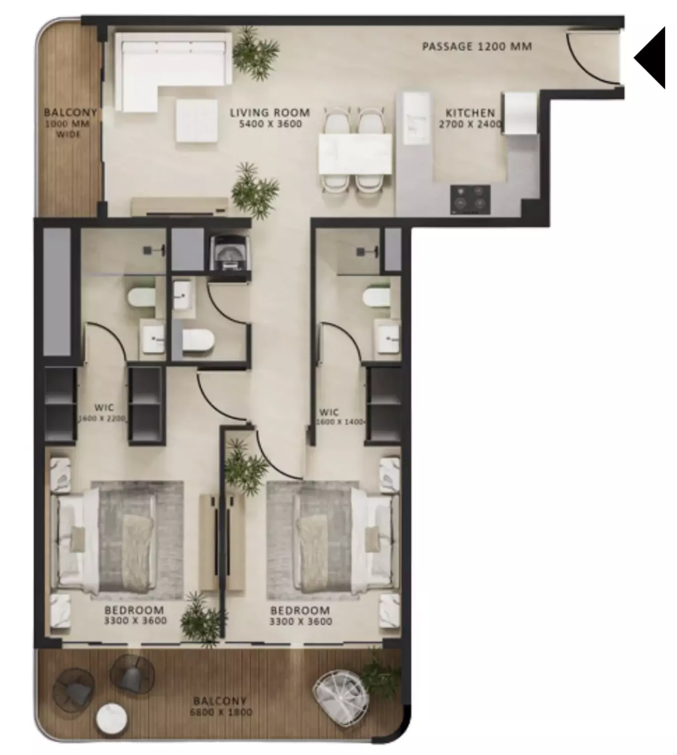 صورة مخطط ارضية الوحدة