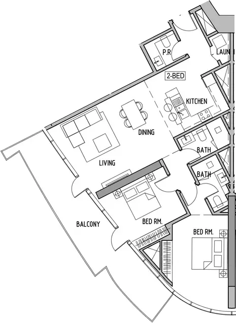 Unit floor plan image