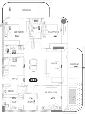Unit floor plan image
