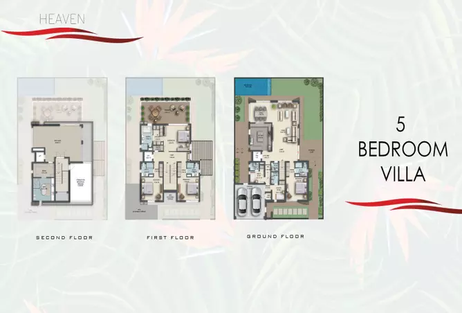 Paradise Hills — 5BR floor plan