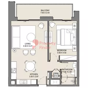 Jomana B3-Type A Level 2, 1 bed