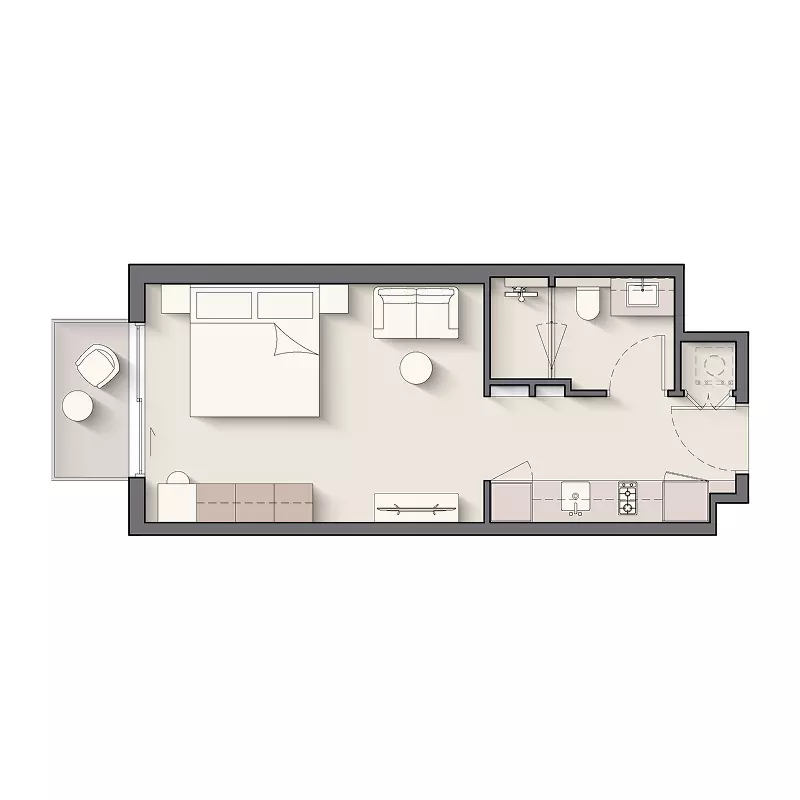 Unit floor plan image