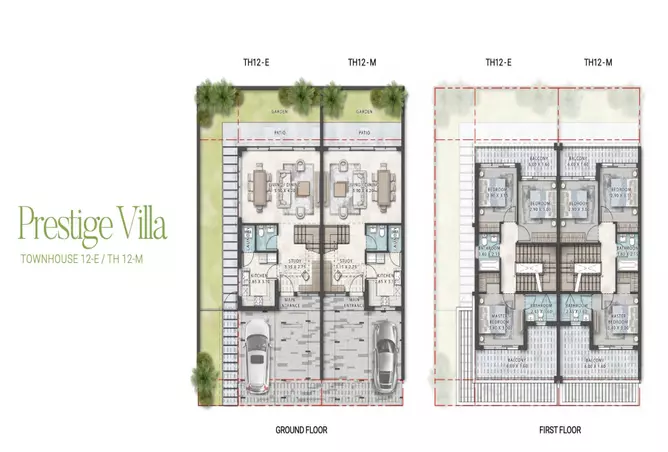 Eterno Prestige Villas — 3BR floor plan