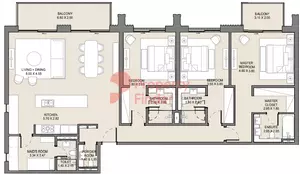 Jomana B7-Type B Level 3-4, 3 beds