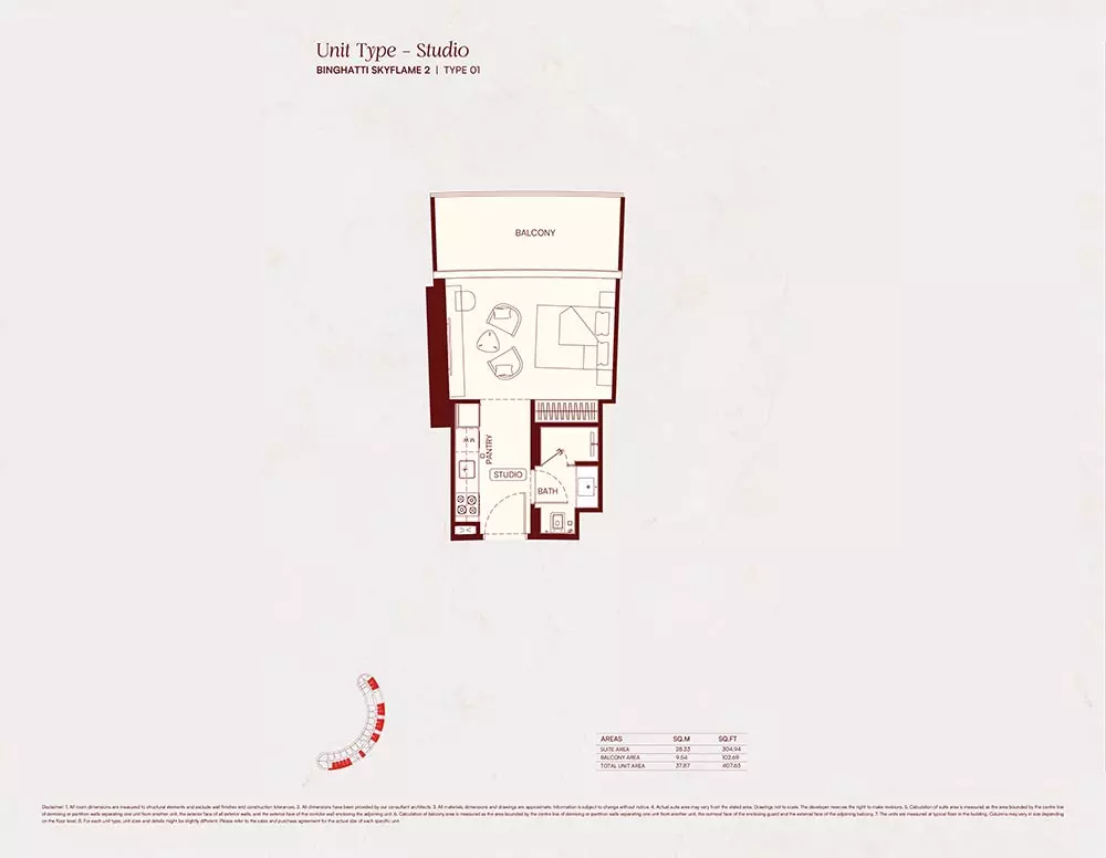Unit floor plan image